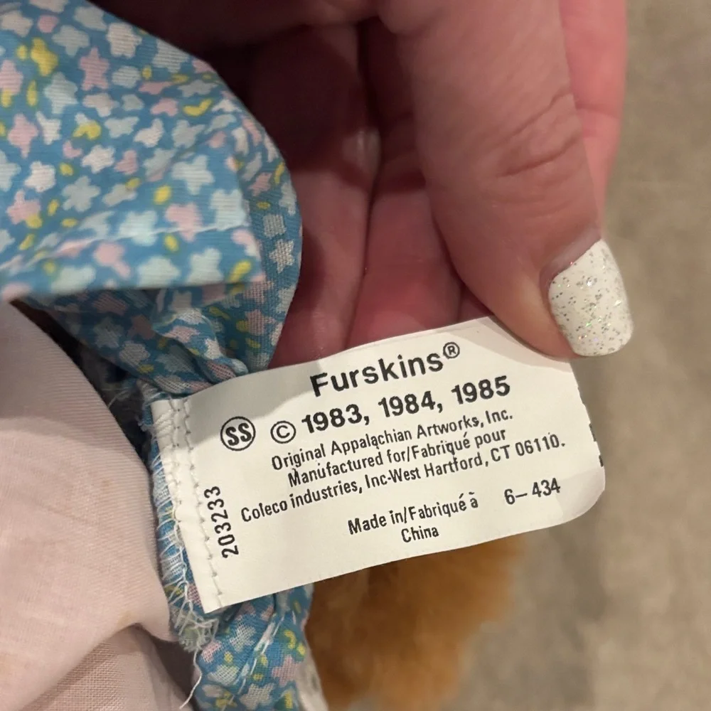 Vintage Persimmon furskins stuffed plush teddy bear collectable - Picture 5 of 6